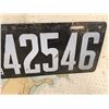 Image 3 : 1919 Saskatchewan Porcelain Licence Plate