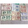 Image 4 : Saskatchewan Licence Plates, Matching Sets (9) (‘68-’76)