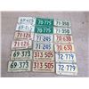 Image 5 : Saskatchewan Licence Plates, Matching Sets (9) (‘68-’76)