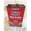 Image 1 : Texaco 128oz White Naphtha Gasoline Tin