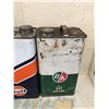 Image 4 : Lot Of Rectangle Oil Cans (3) (Gulf, Northstar, B/A)