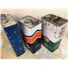 Image 5 : Lot Of Rectangle Oil Cans (3) (Gulf, Northstar, B/A)