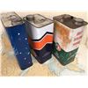Image 7 : Lot Of Rectangle Oil Cans (3) (Gulf, Northstar, B/A)
