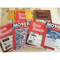 Motor Magazine & Motors in Canada Magazines (8) (40’s & 50’s)