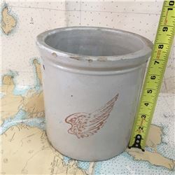 Authentic One Gallon Redwing Crock