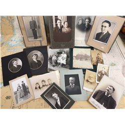 Lot Of Antique Cabinet Cards And Photos