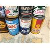 Image 2 : Lot Of Oil Tins And More (Texaco, Esso, Quaker State, B/A, Shell, Etc.)