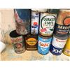 Image 3 : Lot Of Oil Tins And More (Texaco, Esso, Quaker State, B/A, Shell, Etc.)
