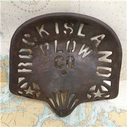 Compact Cast Iron Implement Seat, Rock Island Plow Co.