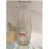 Image 1 : Johnstone Dairies Moosejaw Sask. Milk Bottle (small Lip Chip)