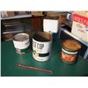 Image 1 : Lot Of British American, B/A, Oil and Grease cans (4)