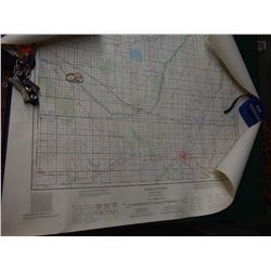 1961 Saskatoon Roads And Railways Map