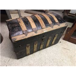 Antique Dome Top Trunk, 37"x17"x20"