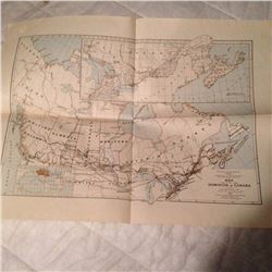 1914 Dominion Of Canada Map