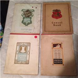 Writing Tablets (4), T Eaton, Ravenswood, Empty