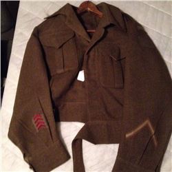 WWII Military Jacket, 1943 Stamp