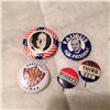 Image 1 : Vintage Election Pins (5)