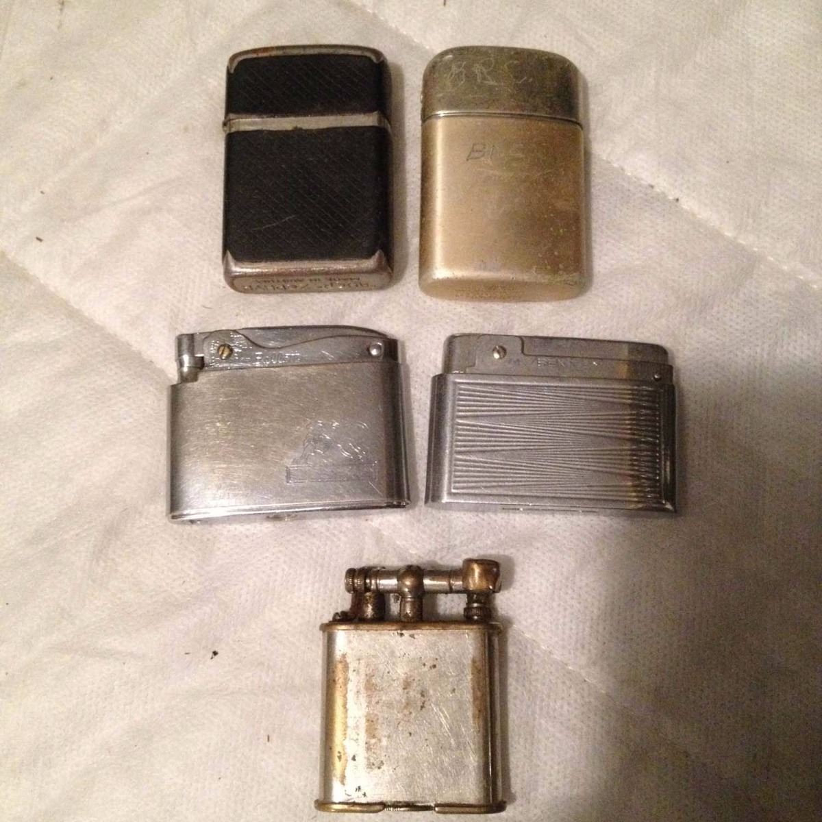 Vintage Lighters (5) Bodnarus Auctioneering