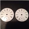 Image 1 : Face Plates For Pocket Watches (2) (Weltham Porcelain)
