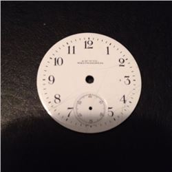 Face Plate For Pocket Watches (1) (American Weltham Porcelain)