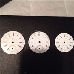 Porcelain Face Plates (3), The New Era, USA