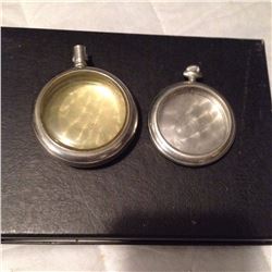 Metal Pocket Watch Cases (2)