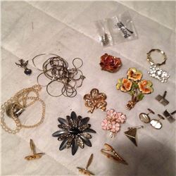 Jewellery, Chains, Broaches, Cuff-links