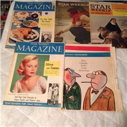 1950’s-60’s Star Weekly Magazine (5) (Hockey Photos)