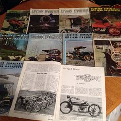 Antique Automobiles Magazines (10) 1960’s