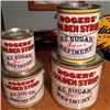 Image 1 : Set Of (4) Rogers Syrup Tins (5, 10, 10, 20 LB) No Smoke