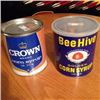 Image 1 : Syrup tins (2) (Crown, Bee Hive)