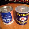 Image 2 : Syrup tins (2) (Crown, Bee Hive)