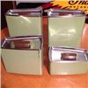 Image 1 : Vintage 4 Piece Canister Set (Lincoln Beauty Ware)