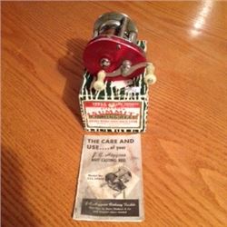 J. C. Higgins Fishing Reel, Flueger Summit In Box