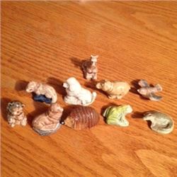 Red Rose Tea Figurines (10)