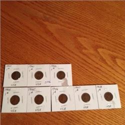 1940’s Wheat Pennies (USA) (8)