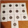 Image 1 : Nickels (13) (10 1950’s, 3 1960’s)