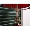 Image 4 : Fancy Red Electric Lamp W/ Matching Shade 40”, Working