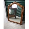 Image 1 : Wooden Frame Mirror, 33”x44”