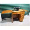 Image 1 : Humen Cabinet Style Sewing Machine, 30”x17”x31”