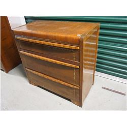 Antique Wooden 3 Drawer Dresser, 36”x20”x36”