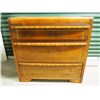 Image 3 : Antique Wooden 3 Drawer Dresser, 36”x20”x36”