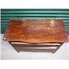 Image 4 : Antique Wooden 3 Drawer Dresser, Needs Work (Missing Hardware), 42”x21”x32”