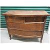 Image 3 : Antique Wooden 4 Drawer Dresser, Needs Work (Missing Hardware), 42”x21”x35”