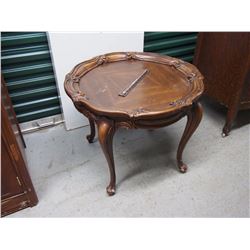 Antique Wooden End Table  27”x27”x22”