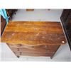 Image 6 : Antique Wooden 4 Drawer Dresser, 40”x21”x36”