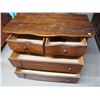Image 7 : Antique Wooden 4 Drawer Dresser, 40”x21”x36”