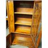 Image 4 : Antique Wooden China Cabinet With Glass, 33”x13”x59”