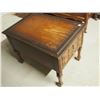 Image 5 : Antique Wooden End Table With Drawer, 20”x28”x21”
