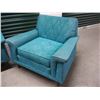 Image 4 : Retro Teal Couch And Chair